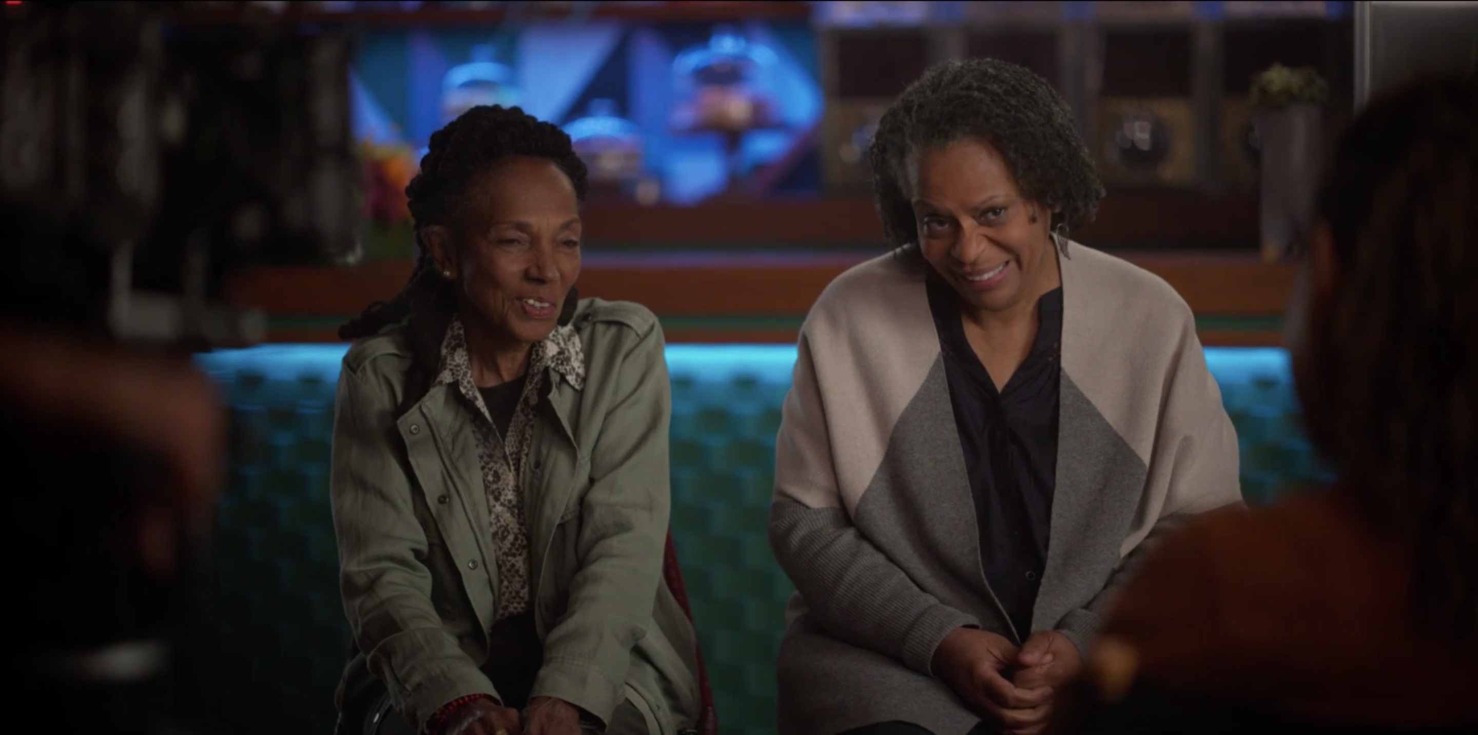 lesbian couple being interviewed