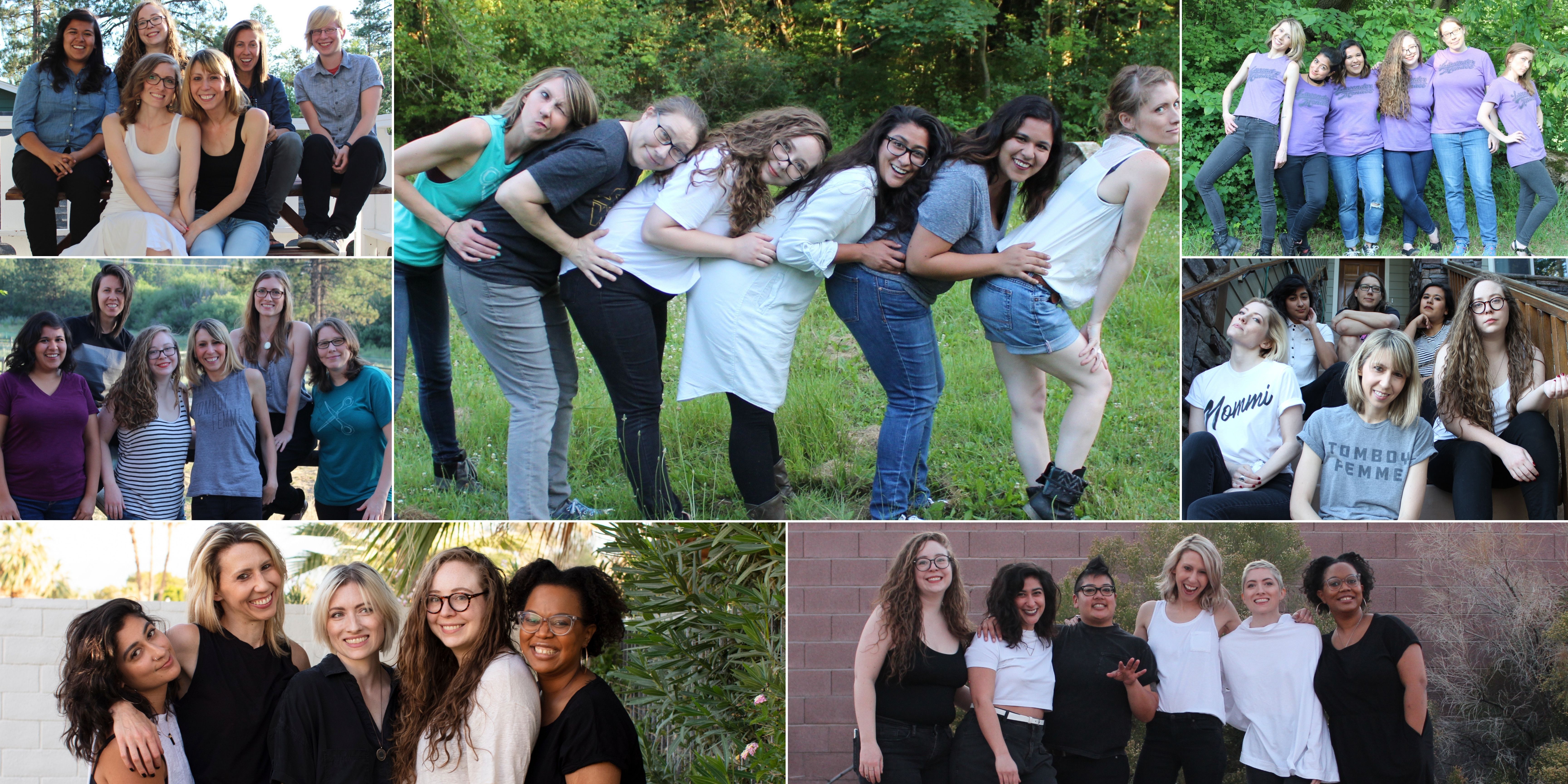 collage of team pictures