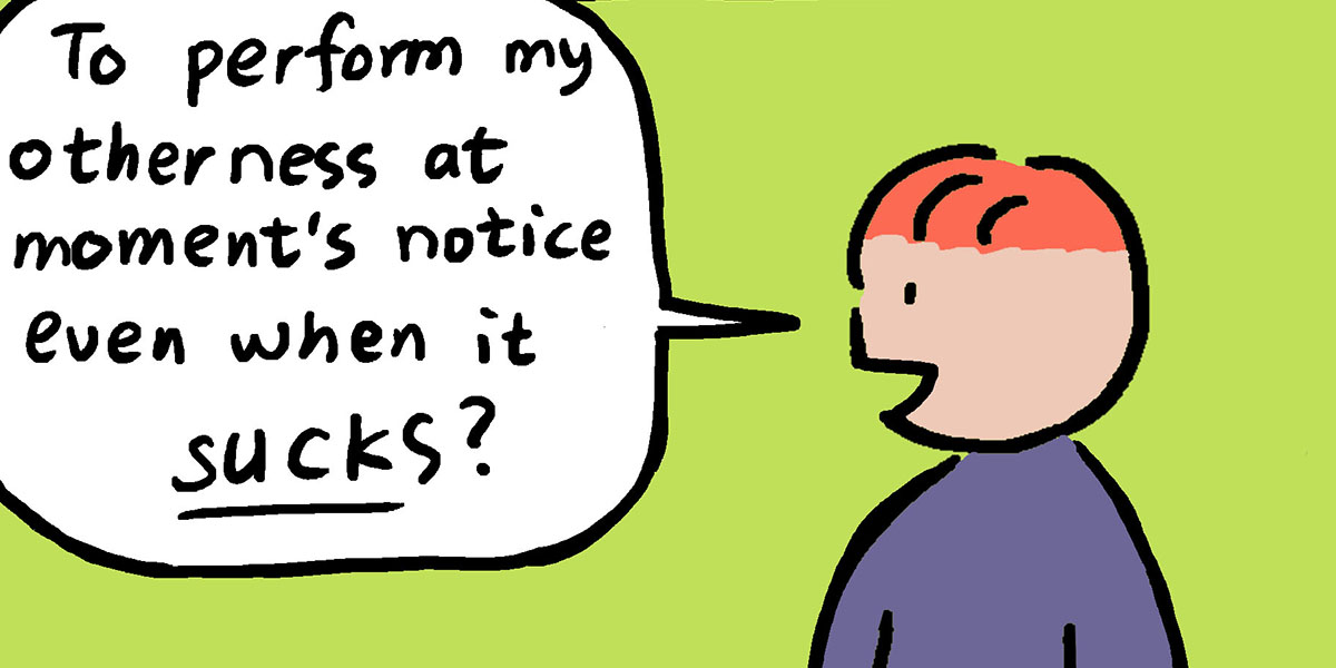 Against a lime green background Bapou asks in a text bubble, 