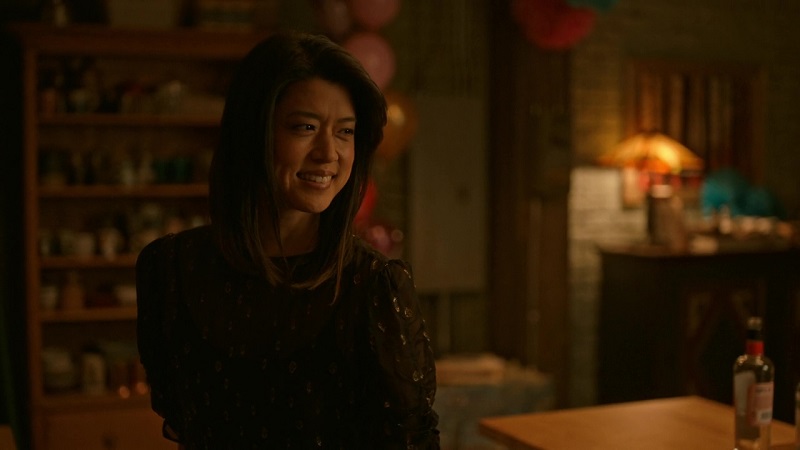Talking to Shanice puts a smile on Katherine's face.
