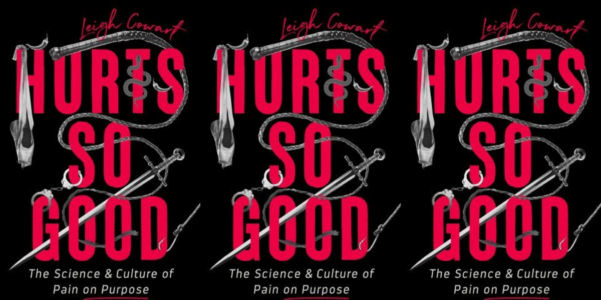 Three images of a black book cover featuring red text that says, 