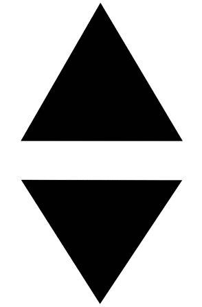 two spinning spacey pyramids