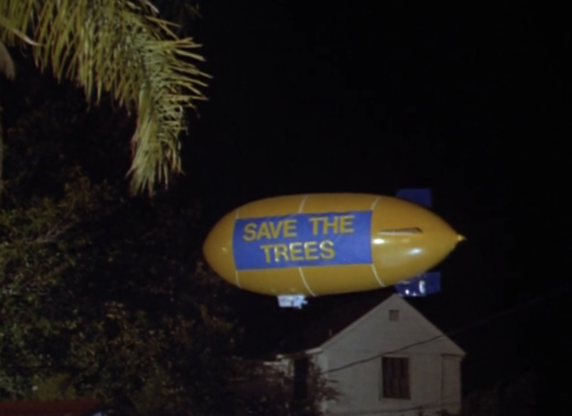 SAVE THE TREES Blimp