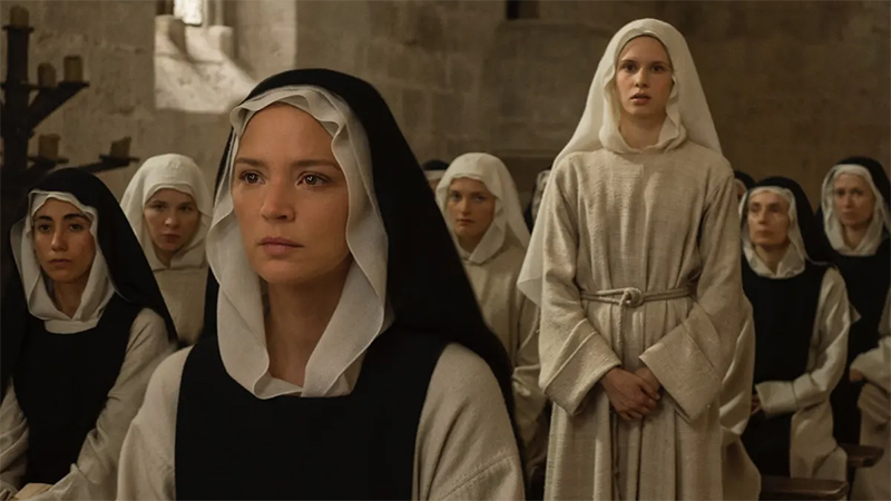 bendetta review: bendetta and bartolemea in church