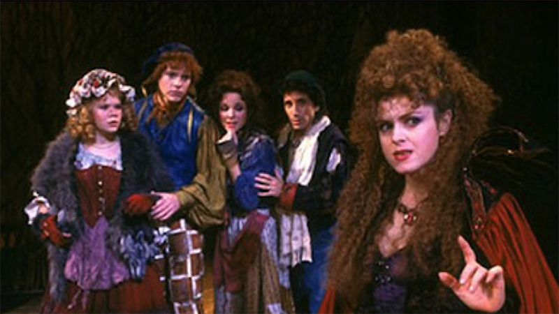 Bernadette Peters and the cast of Into the Woods from Playbill