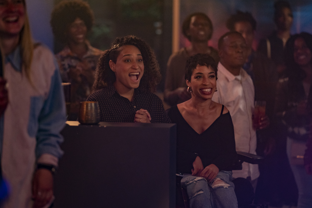 (L-R): Rosanny Zayas as Sophie and Jillian Mercado as Maribel in THE L WORD: GENERATION Q “Love Shack”. Photo Credit: Liz Morris/SHOWTIME.