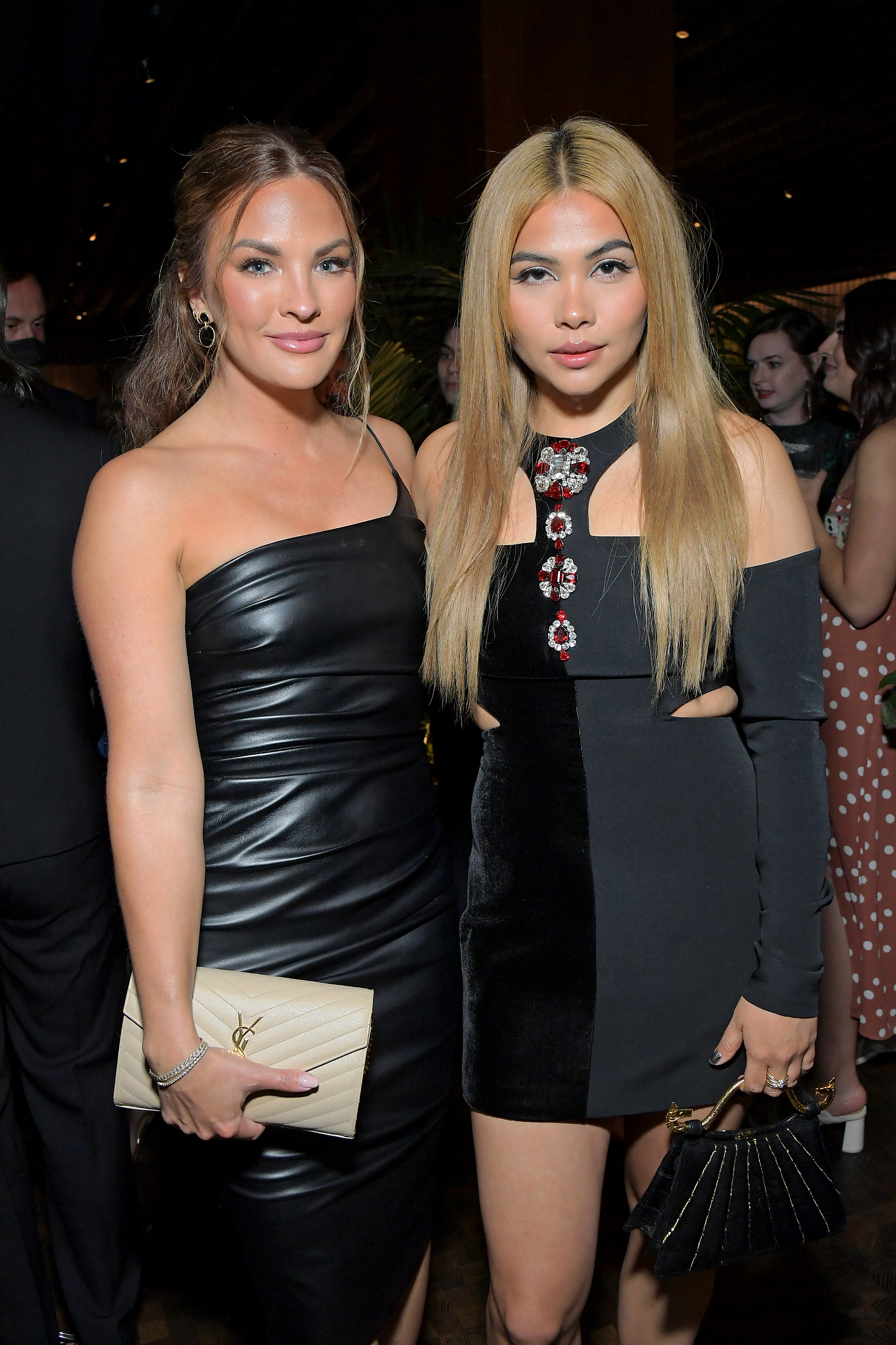 LOS ANGELES, CALIFORNIA - MAY 18: (L-R) Becca Tilley and Hayley Kiyoko attend "Elle Hollywood Rising" presented by Polo Ralph Lauren and Hulu on May 18, 2022 in Los Angeles, California. (Photo by Charley Gallay/Getty Images for Elle)
