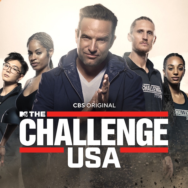 the challenge USA cover shows various people regarding the viewer with a challenging look in their eyes.