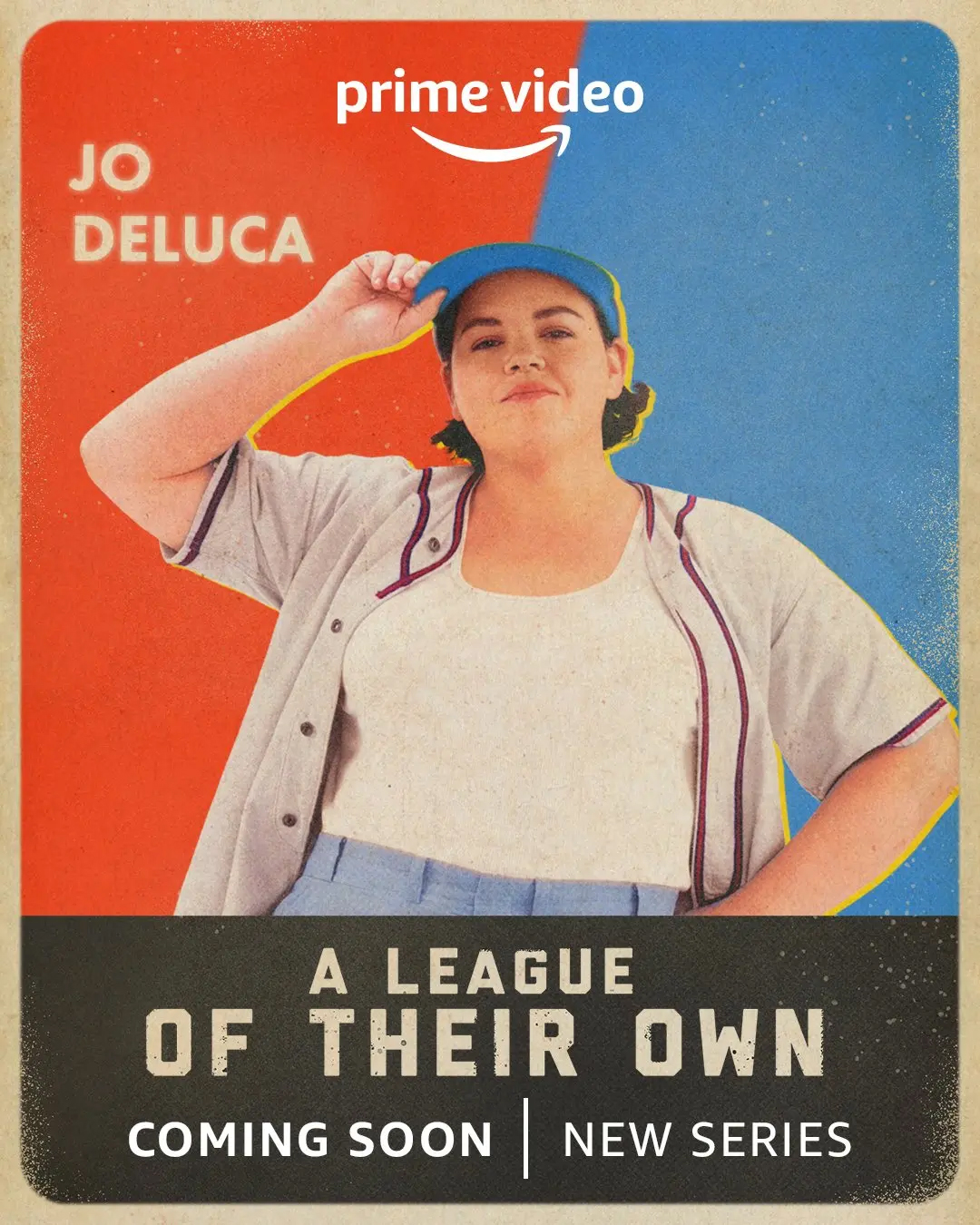Jo De Luca in her baseball uniform