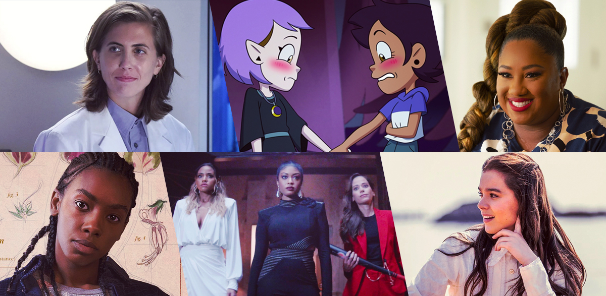 Jasmin Savoy Brown (Yellowjackets), Javicia Leslie (Batwoman), Bilal Baig (Sort Of), Gentleman Jack, The L Word, Zendaya (Euphoria)