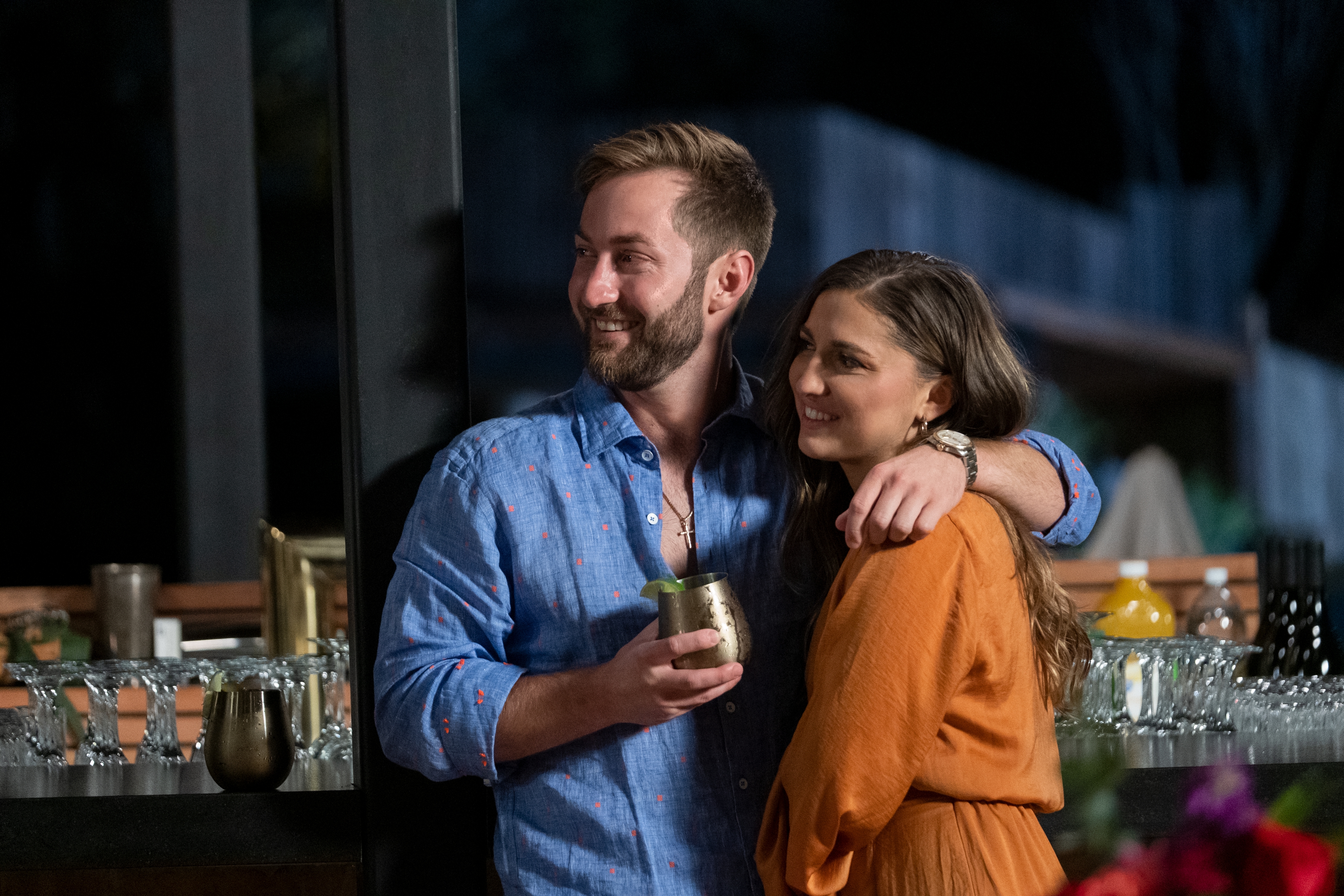Love Is Blind. (L to R) Matt Bolton, Colleen Reed in season 3 of Love Is Blind. Cr. Patrick Wymore/Netflix © 2022