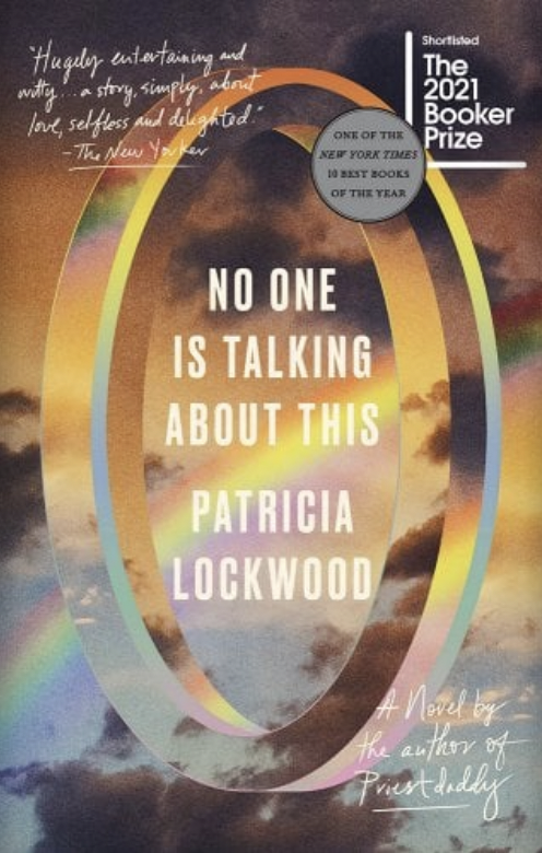 the cover has a giant rainbow-tinged ring on it