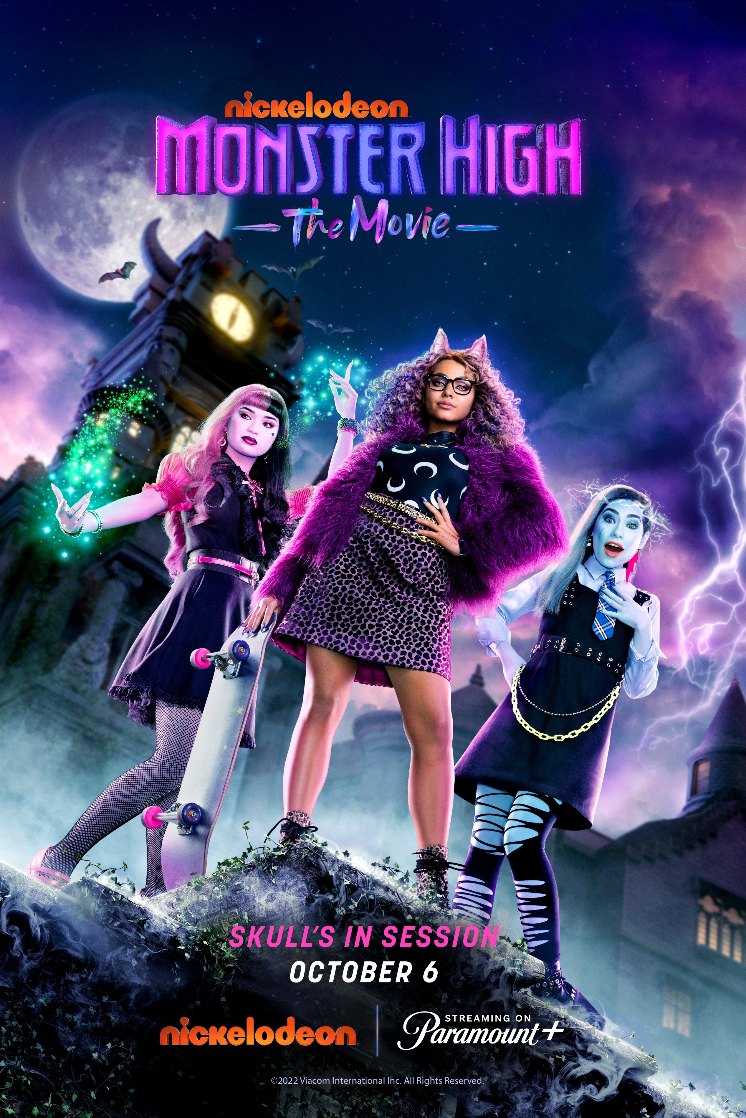 the cover of monster high showing three teenage monsters