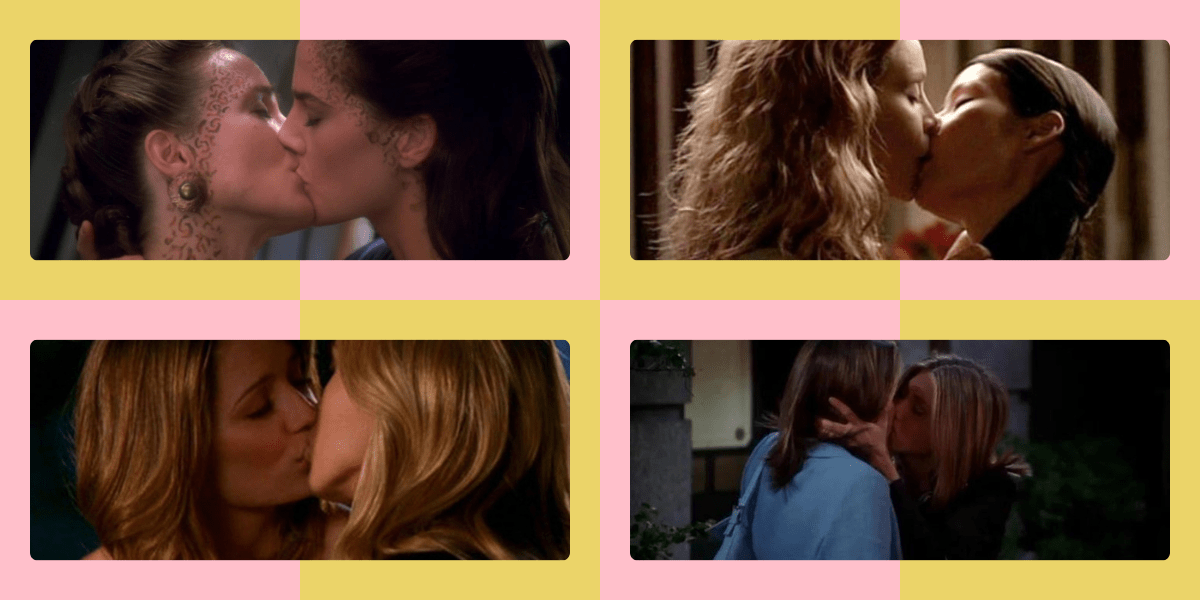 sweeps week lesbian kiss collage