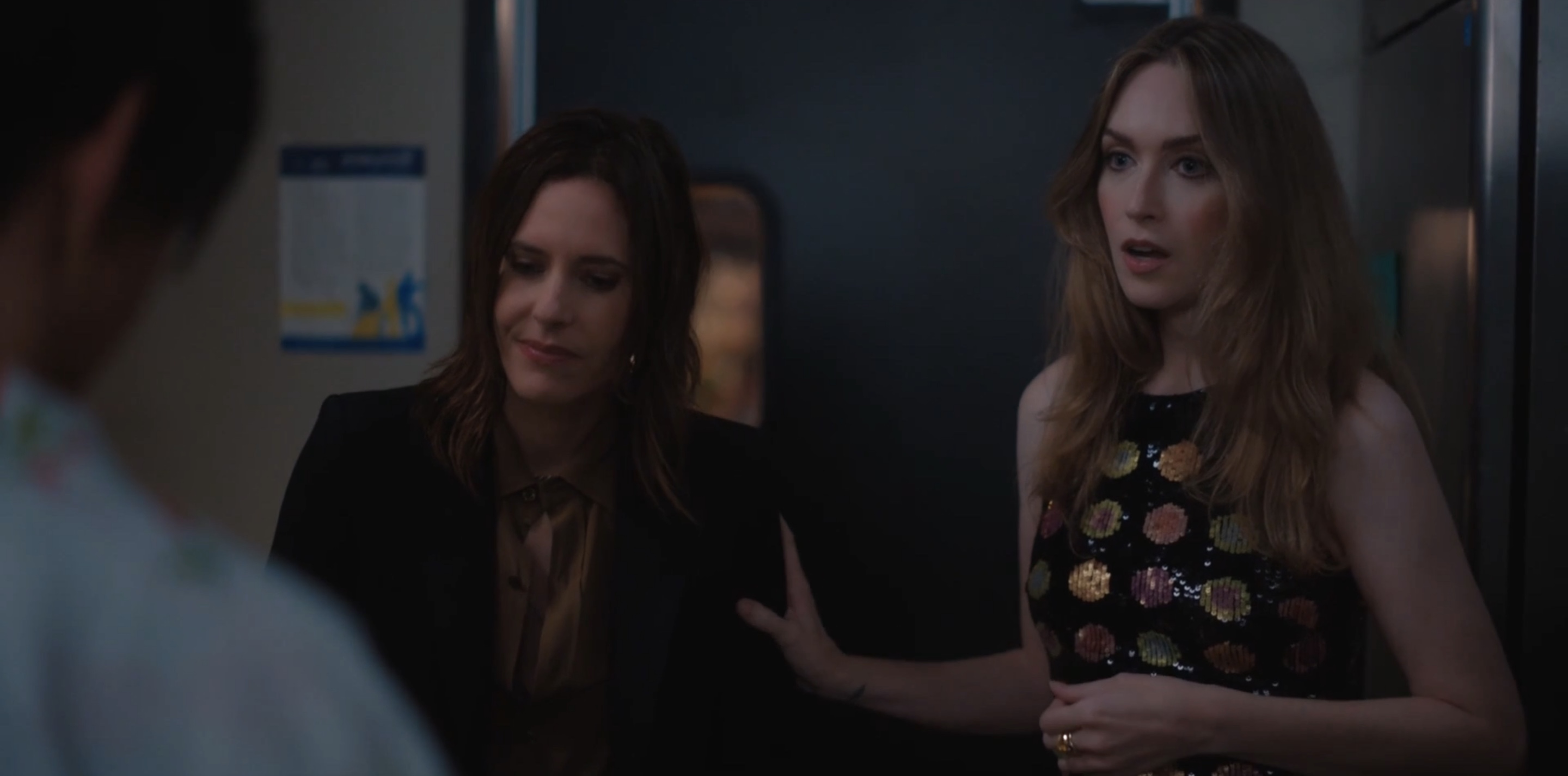 Tess puts her hand on Shane's arm