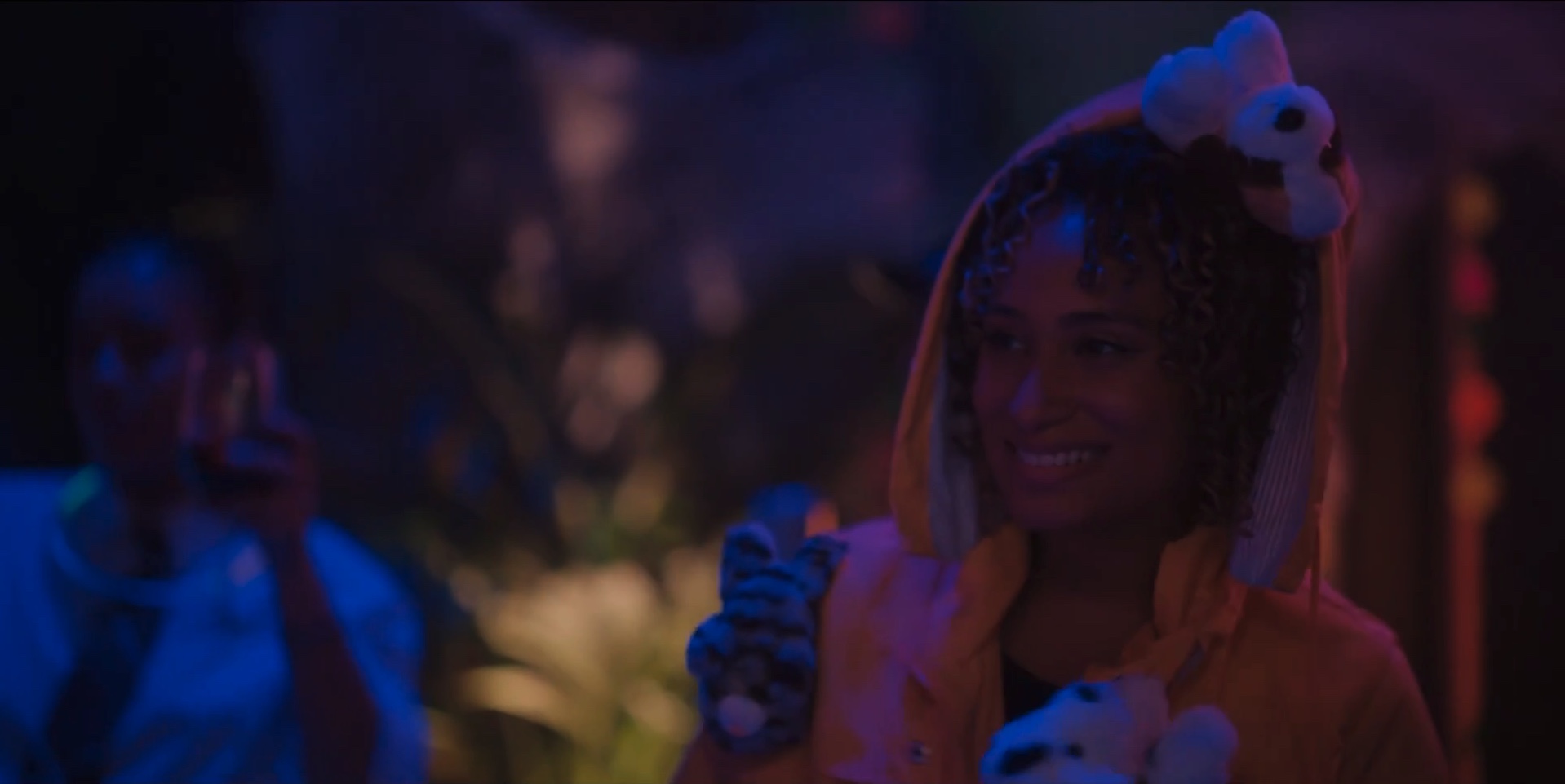 Sophie smiling in her costume
