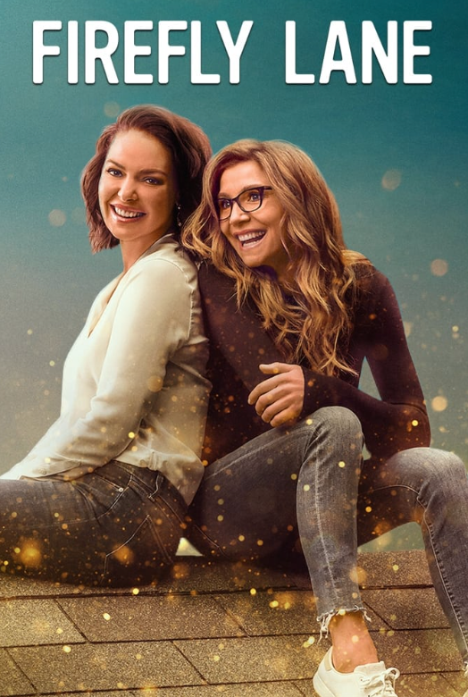 the cover of firefly lane features two white women laughing