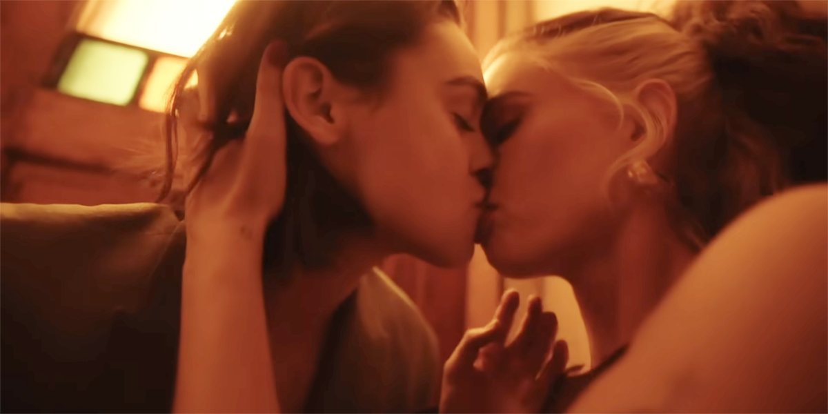 Fletcher and her gal pal make out in the Better Version video
