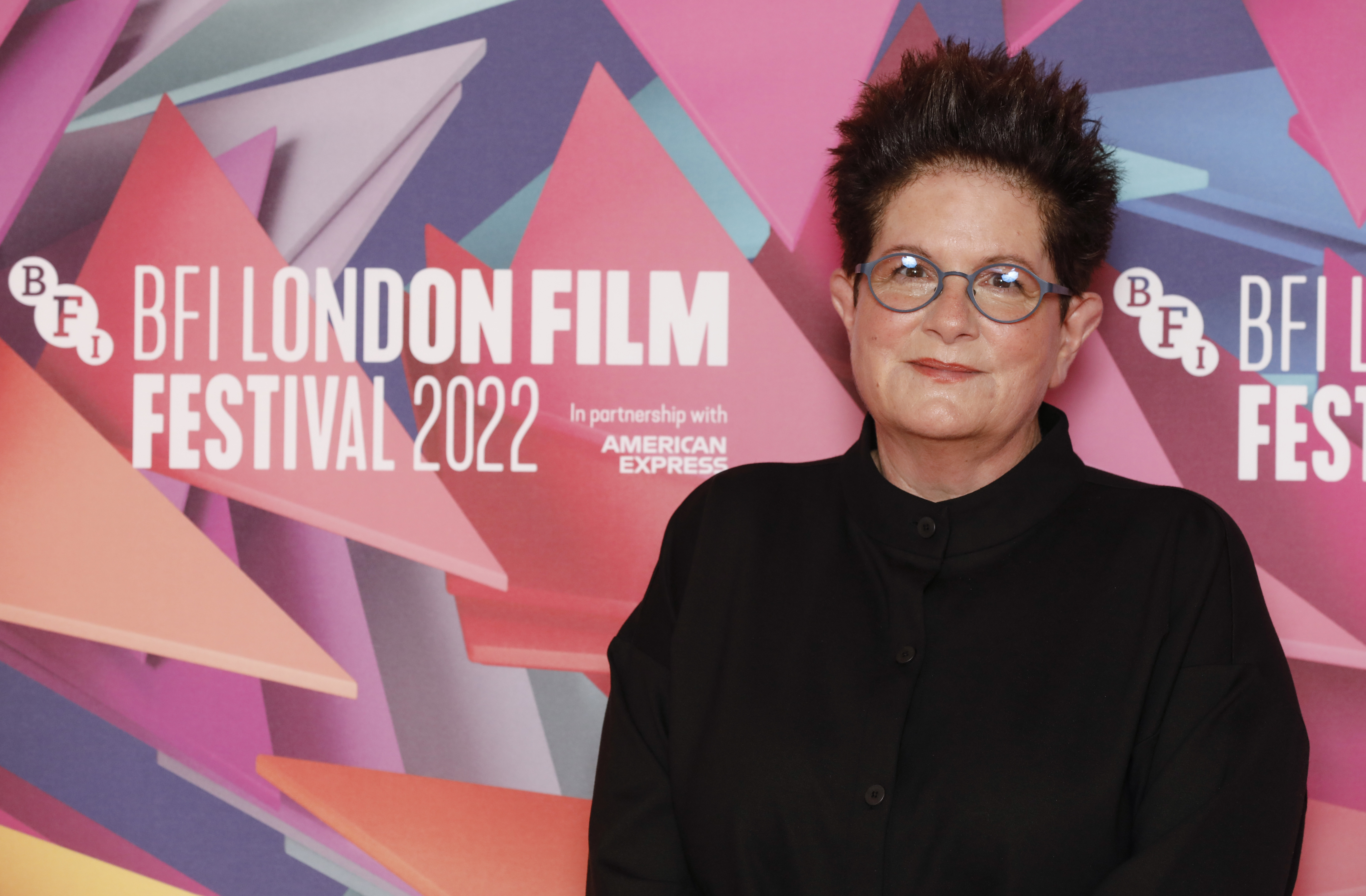 LONDON, ENGLAND - OCTOBER 14: Director Phyllis Nagy attends the "Call Jane" UK premiere during the 66th BFI London Film Festival at The Mayfair Hotel on October 14, 2022 in London, England.