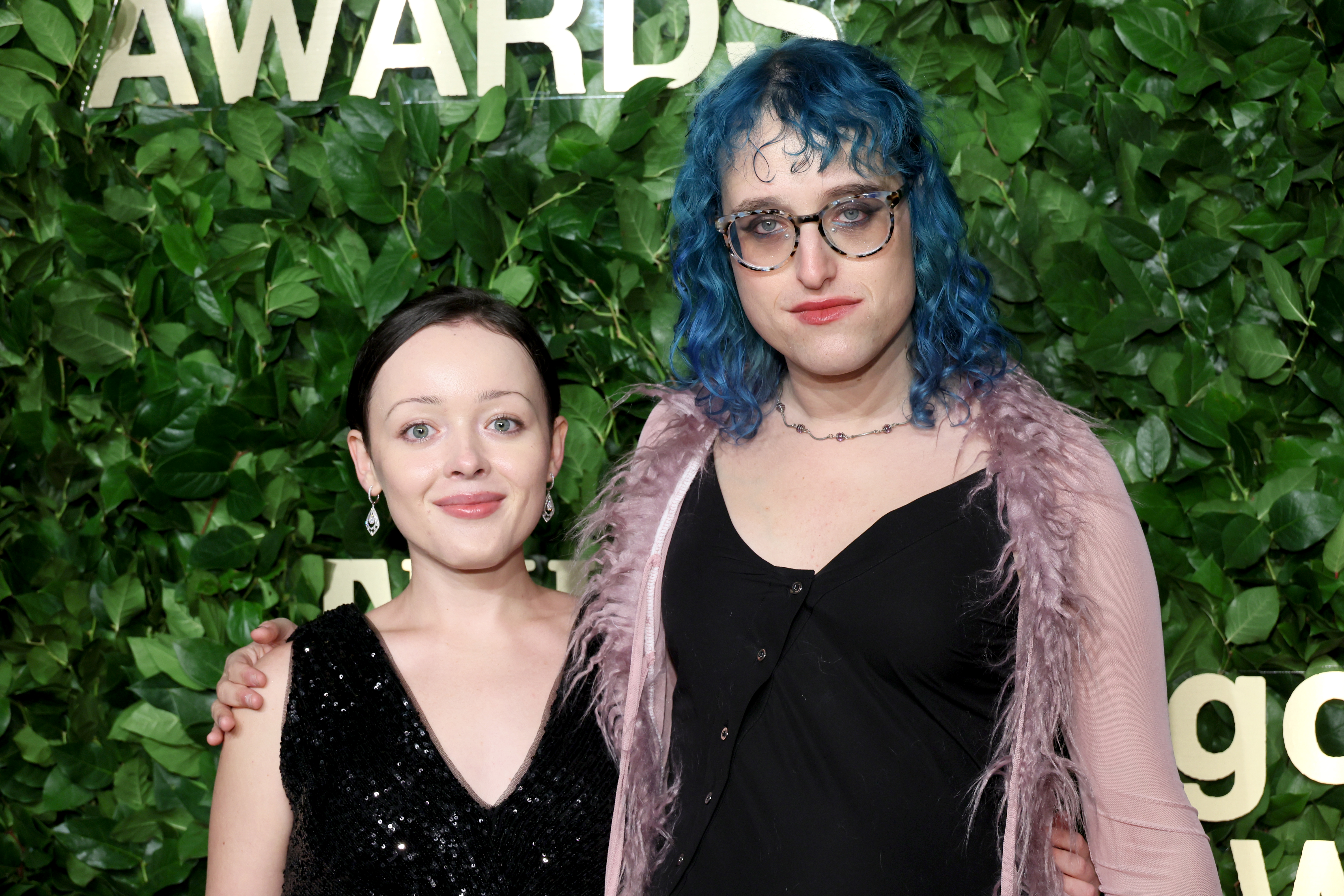 NEW YORK, NEW YORK - NOVEMBER 28: (L-R) Anna Cobb and Jane Schoenbrun attend the 2022 Gotham Awards at Cipriani Wall Street on November 28, 2022 in New York City.