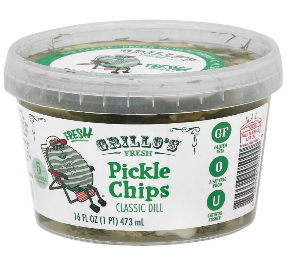 Grillo's pickle chips