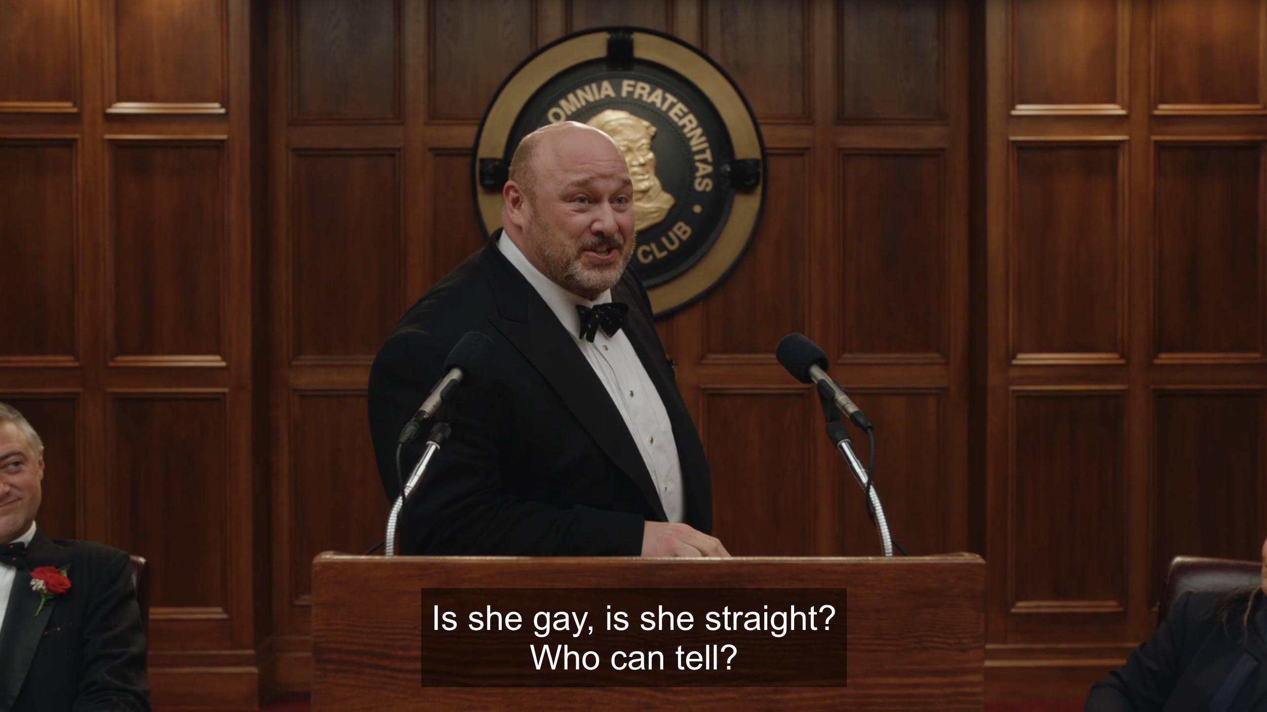 "Is she gay? Is she straight? Who can tell?"
