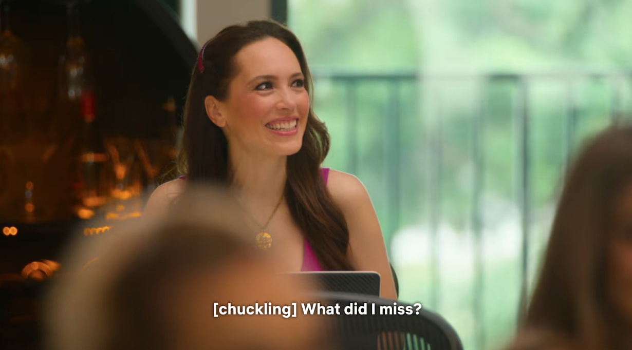 Davina shows up on Selling Sunset season six and says "what did I miss?"