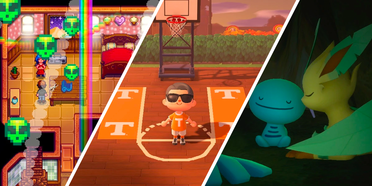 Stardew Valley, Animal Crossing, New Pokemon Snap