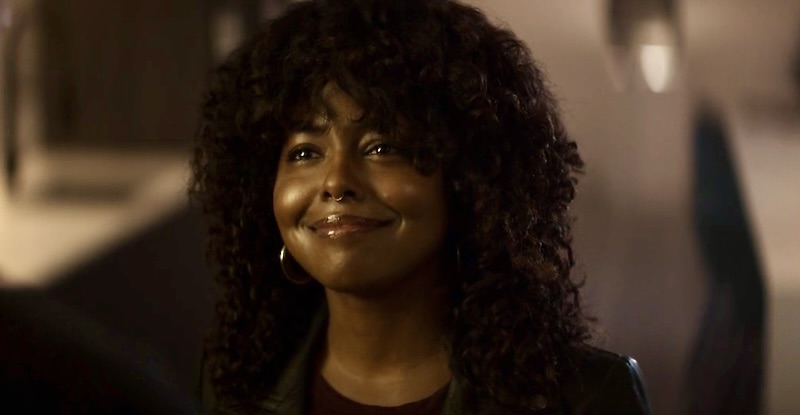 screenshot of benny bennett looking triumphant after telling off her abuser