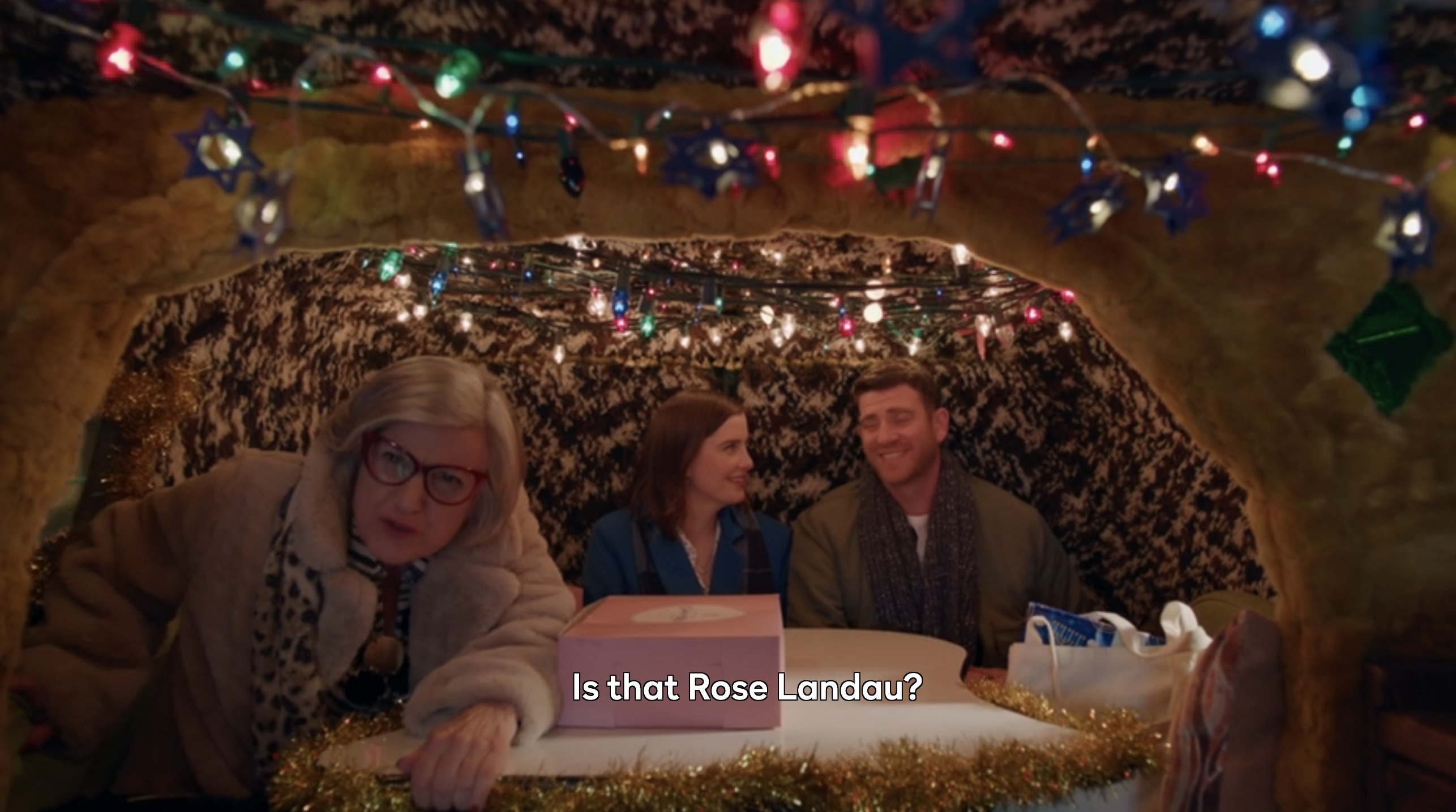lady in the van asking if that is rose landau