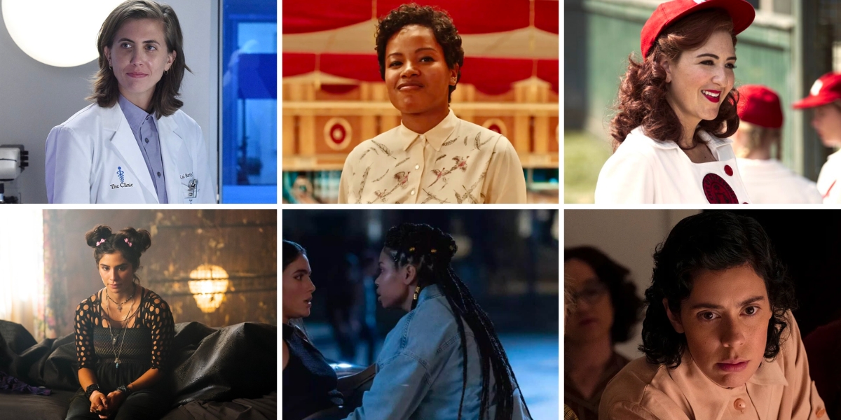 E.R. Fightmaster as Dr. Kai Bartley, Grey’s Anatomy (hair department head: Desiree Dizard) Chanté Adams as Max Chapman, A League of Their Own (hair department head: Mary Ann Valdes) D'Arcy Carden as Greta, A League of Their Own (hair department head: Mary Ann Valdes) Diane Guerrero as Kay/Jane, Doom Patrol (hair department head: Melizah Anguiano Wheat) Carmen LoBue as Dre, The L Word: Generation Q (hair department head: Christine Tagatac) Roberta Colindrez as Lupe, A League of Their Own (hair department head: Mary Ann Valdes)