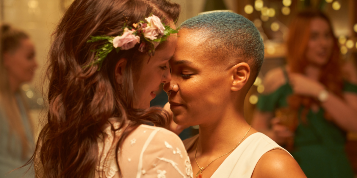 lesbians at a wedding