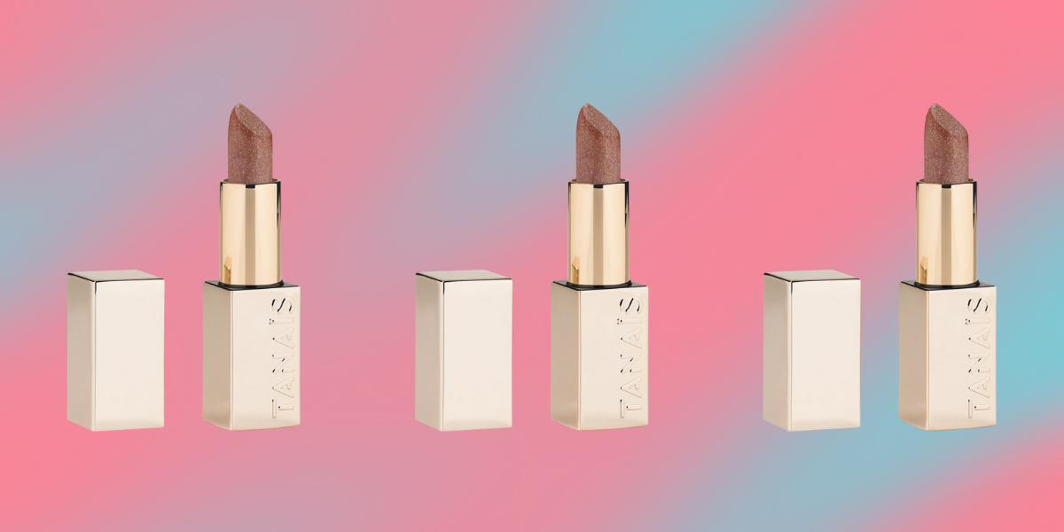 Tanais lipstick in a shiny taupe color