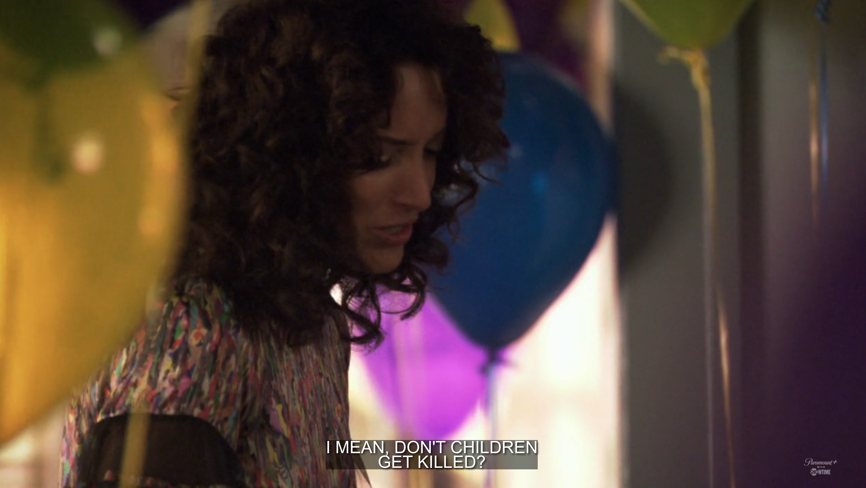 Bette Porter saying "I mean don't children get killed?"