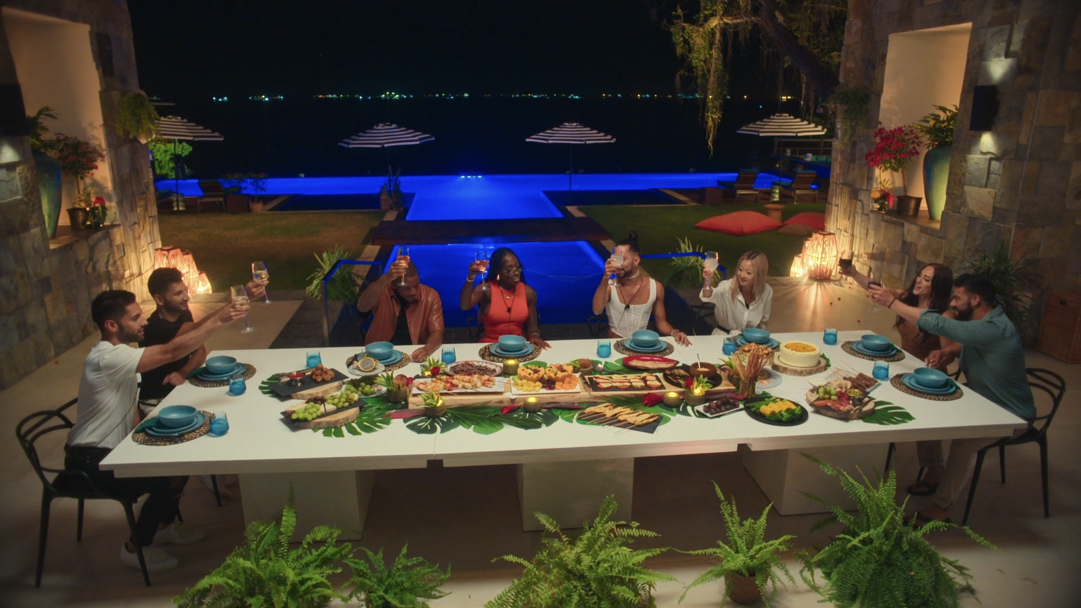 The Couple cheers in the Couple to throuple finale