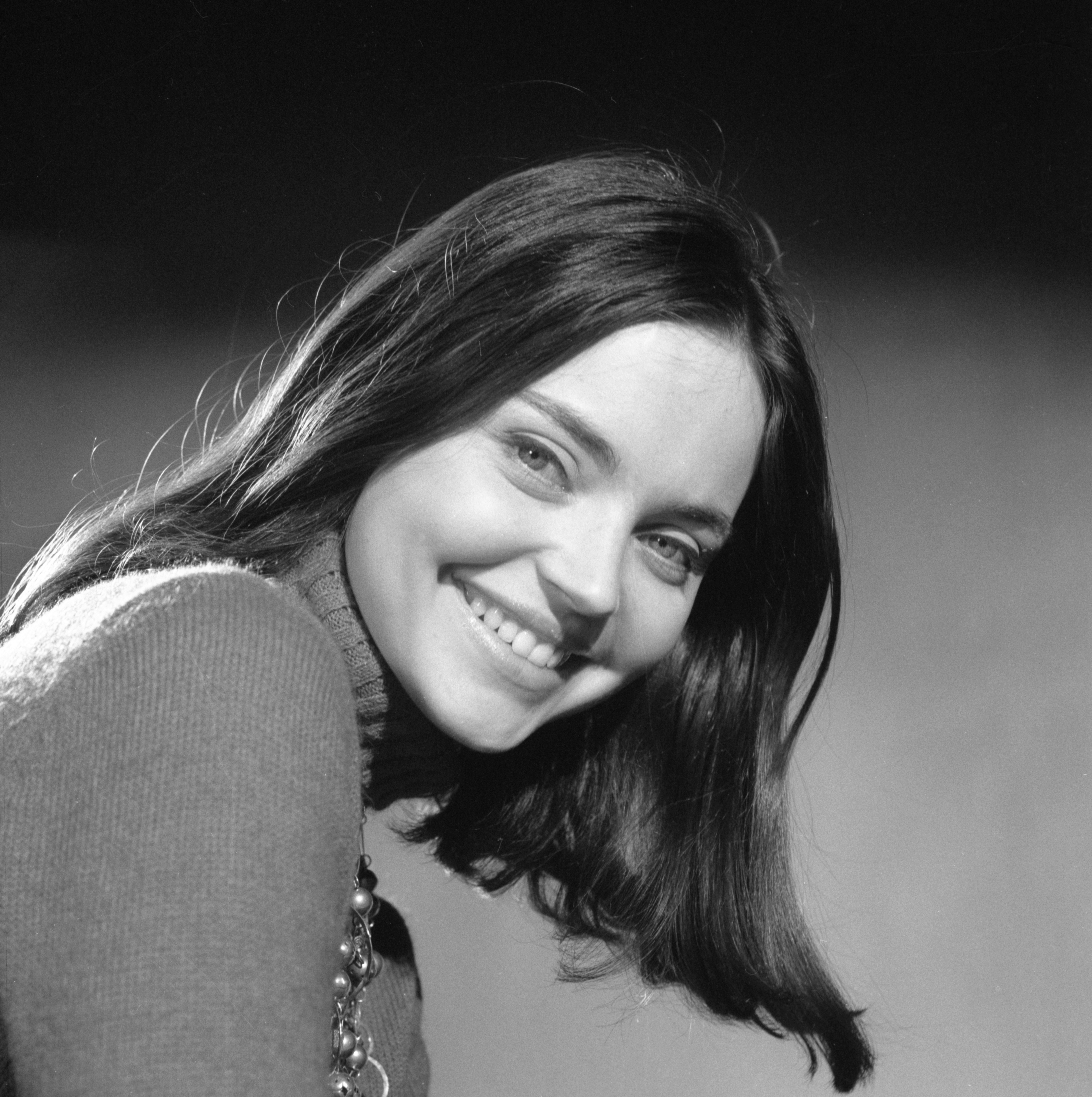 NEW YORK - JANUARY 28: The Edge of Night Emily Prager, actress, appears as Laurie Ann Karr in the daytime drama, The Edge of Night. Image dated January 28, 1971. New York, NY.