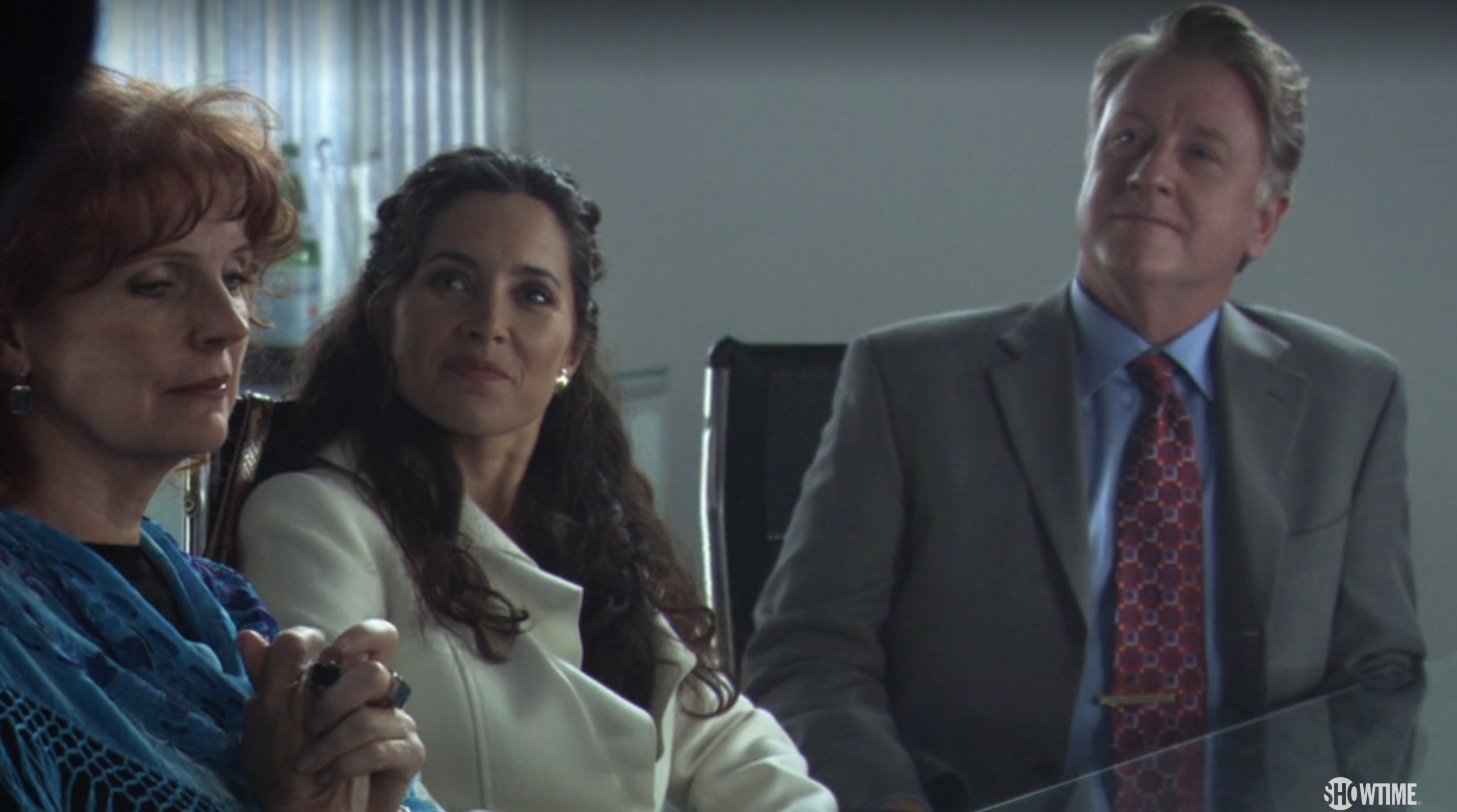 Franklin at a board meeting