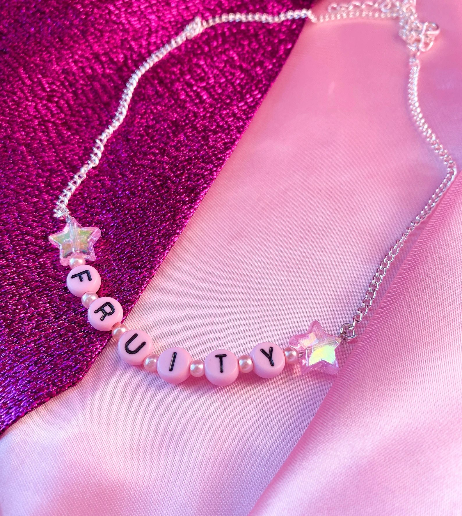 Fruity beaded necklace