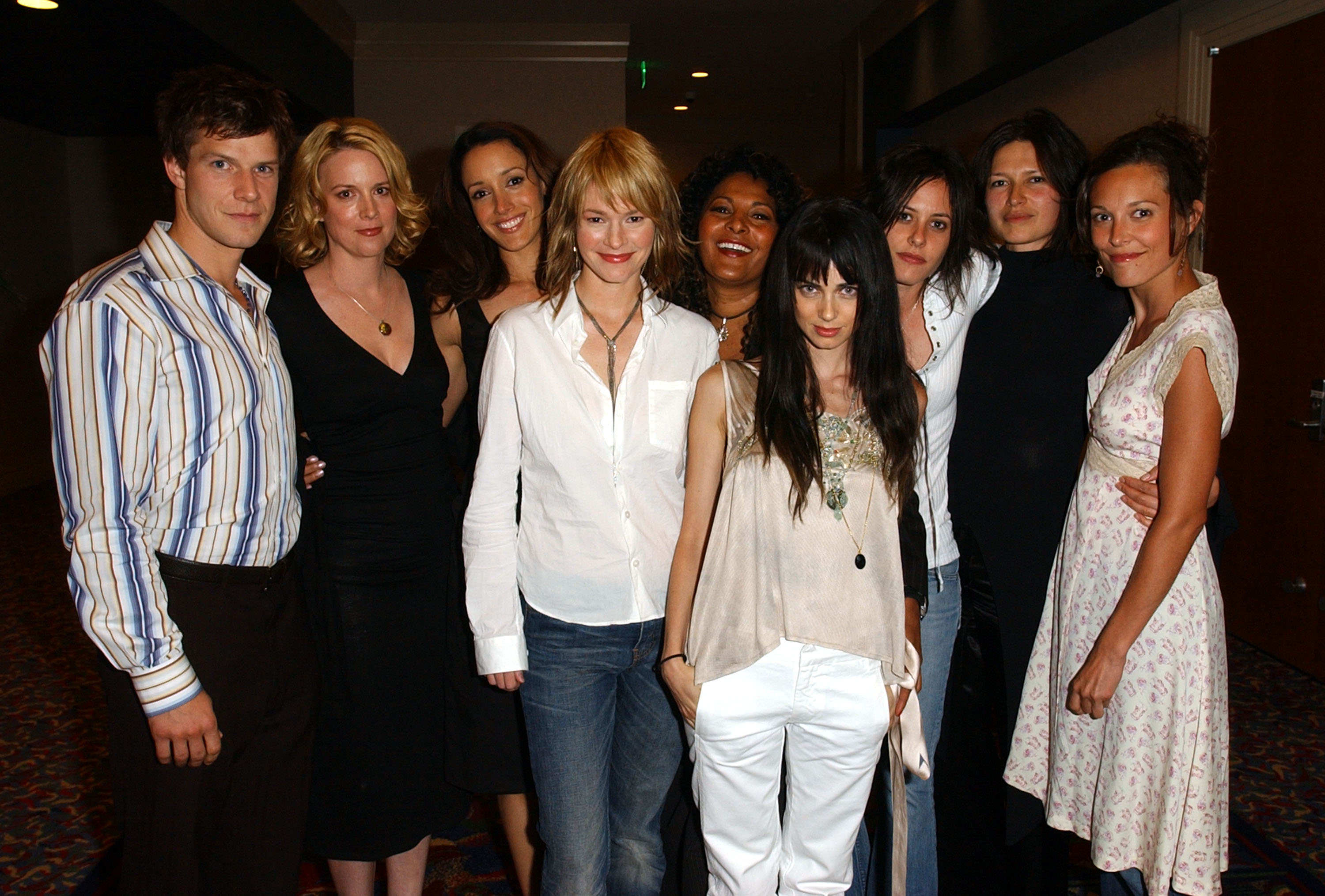 Cast of "The L Word" at the 2003 Showtime TCA Presentation (Photo by M. Caulfield/WireImage)