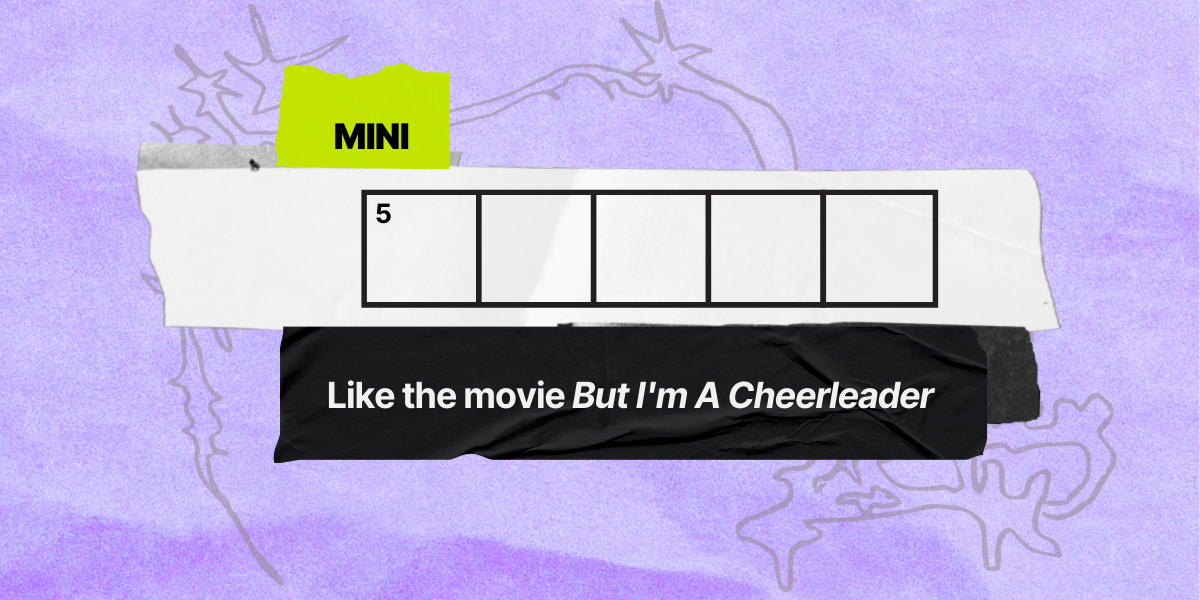 5 across / 5 letters - Like the movie 