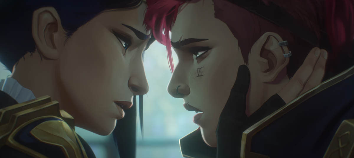 Arcane season two: Caitlyn leans in to kiss Vi