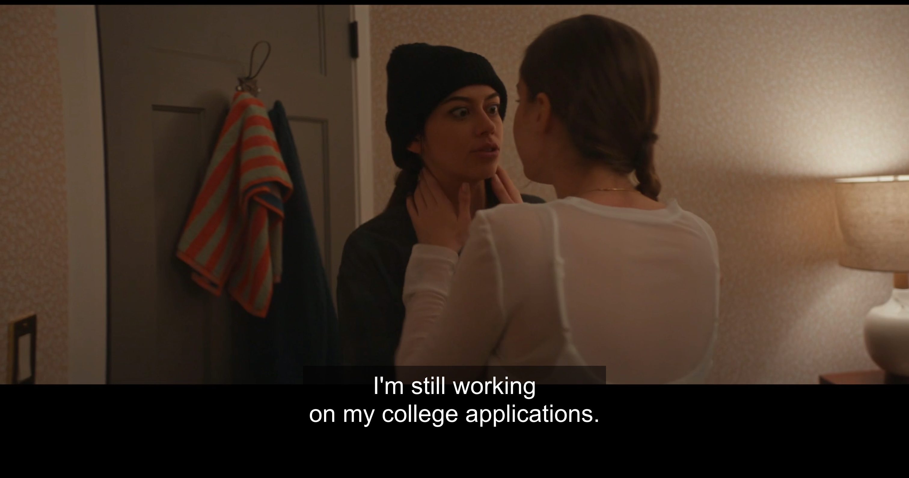 I'm still working on my college applications