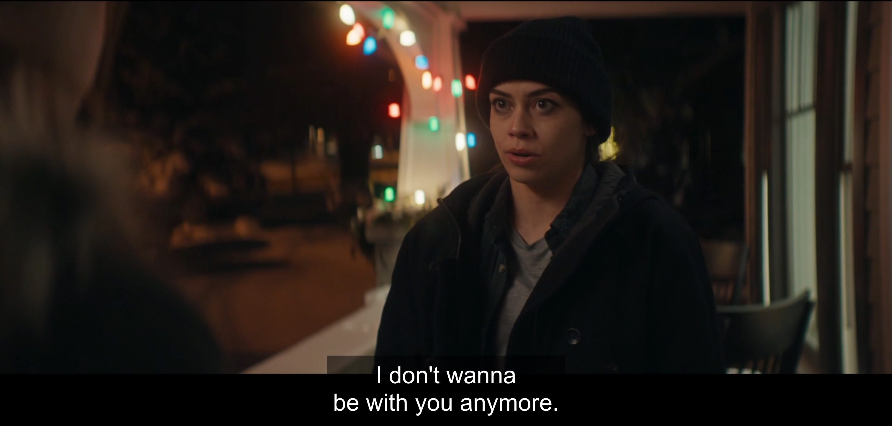 "I don't wanna be with you anymore"