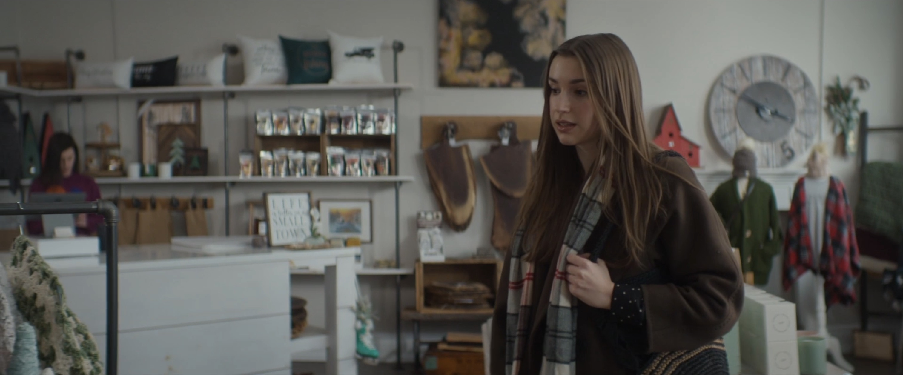 girl in a gift shop