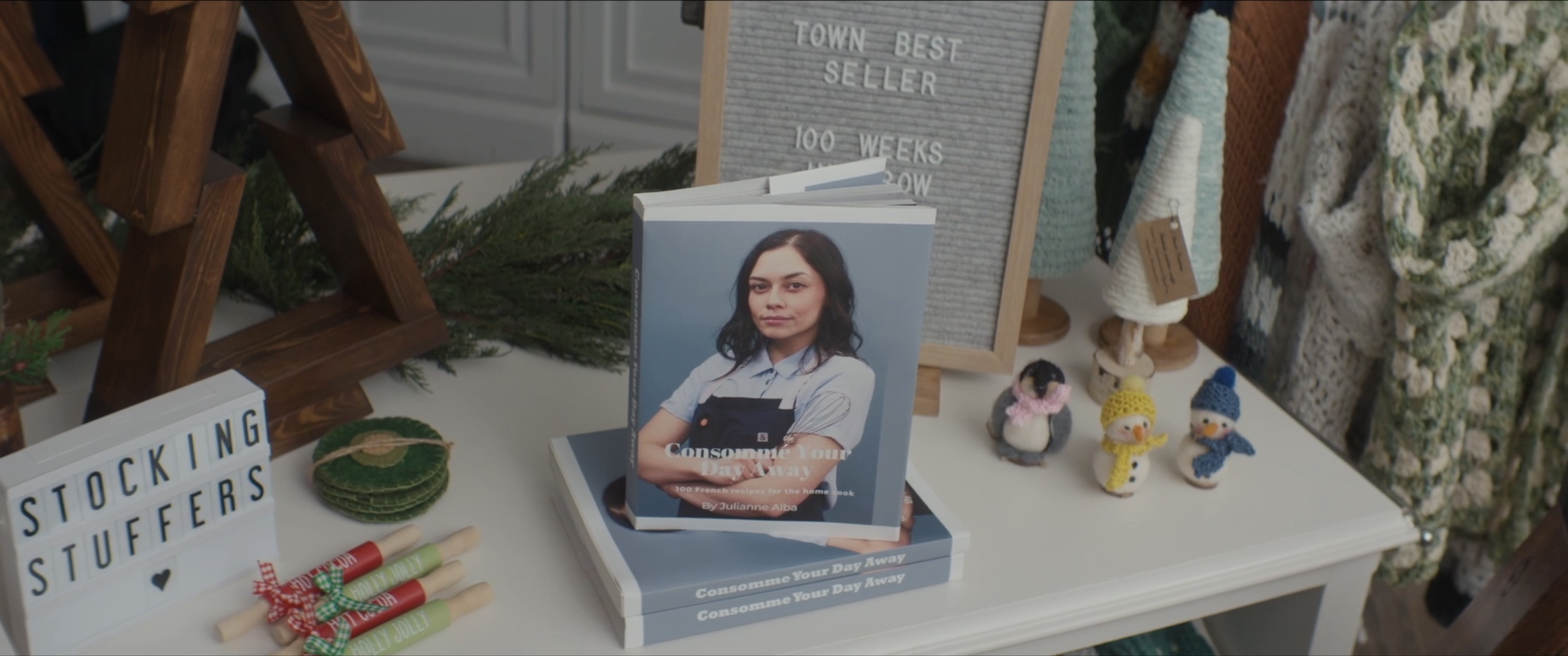 cookbook on the table