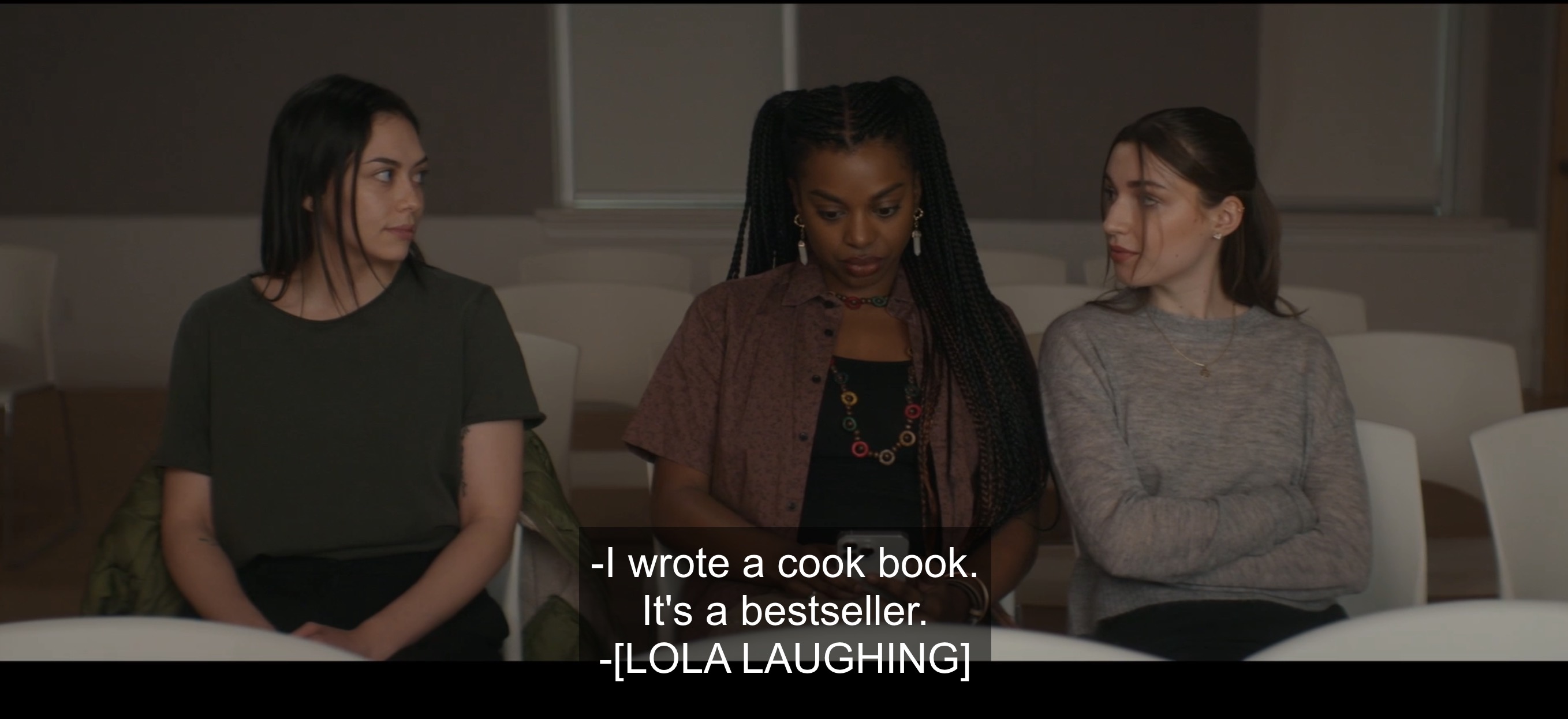 "I wrote a cook book. It's a bestseller."