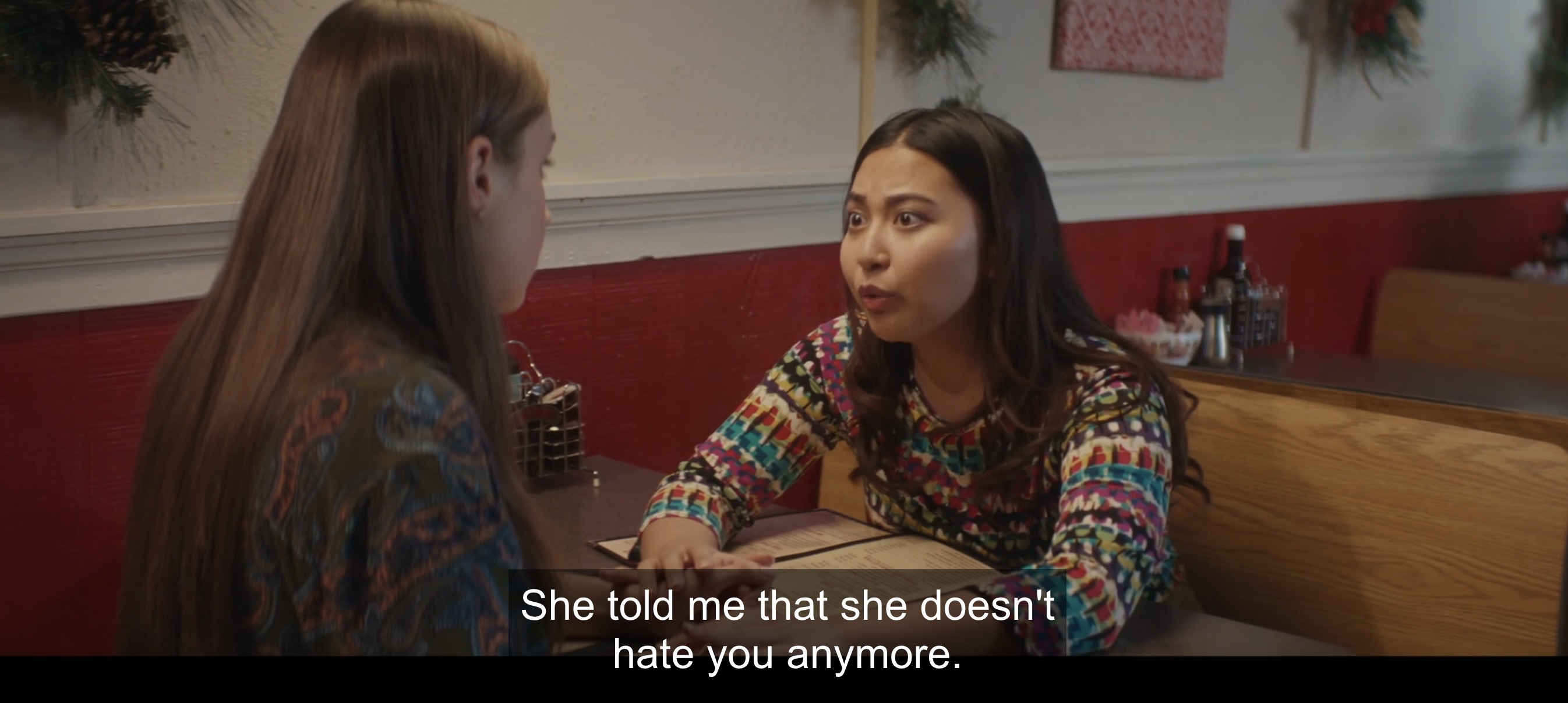 She told me that she doesn't hate you anymore