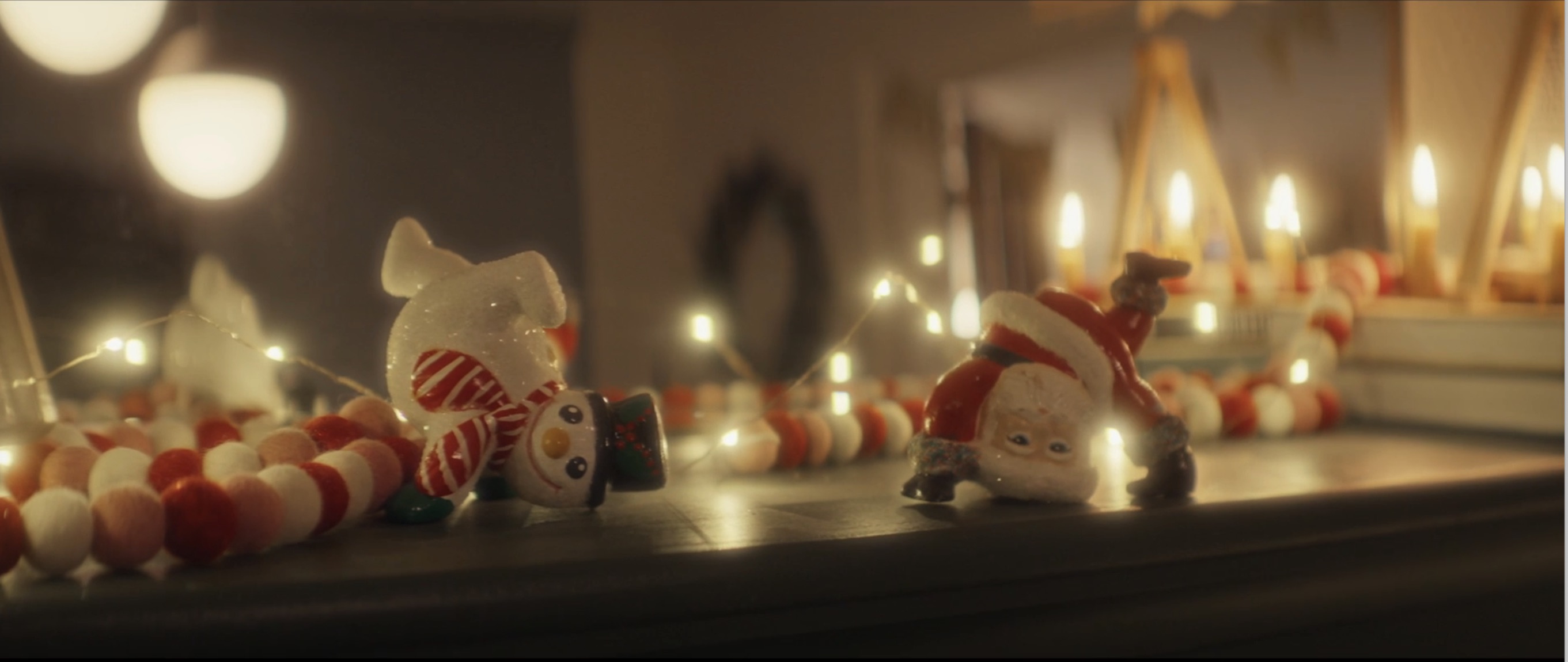 upside down santa clauses