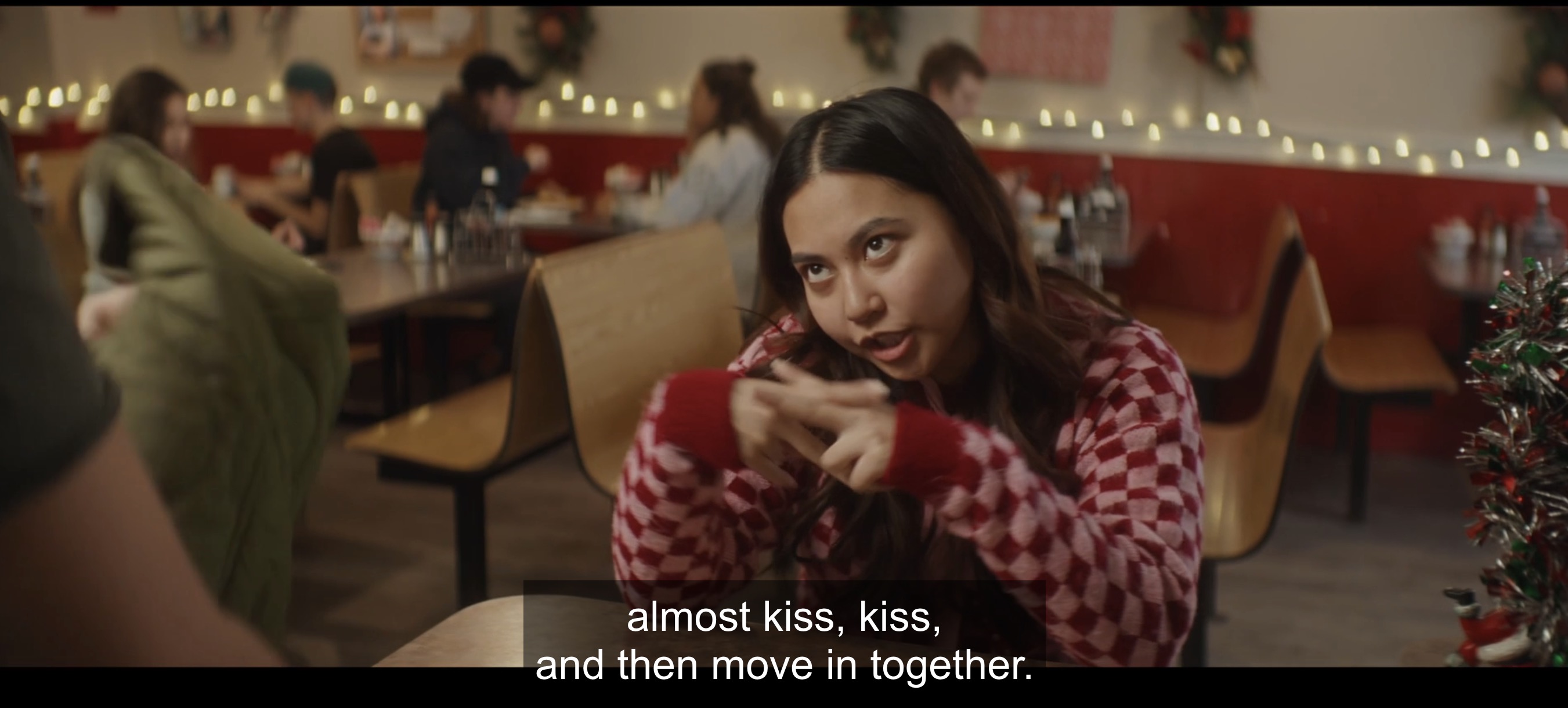 almost kiss, kisss, and then move in together