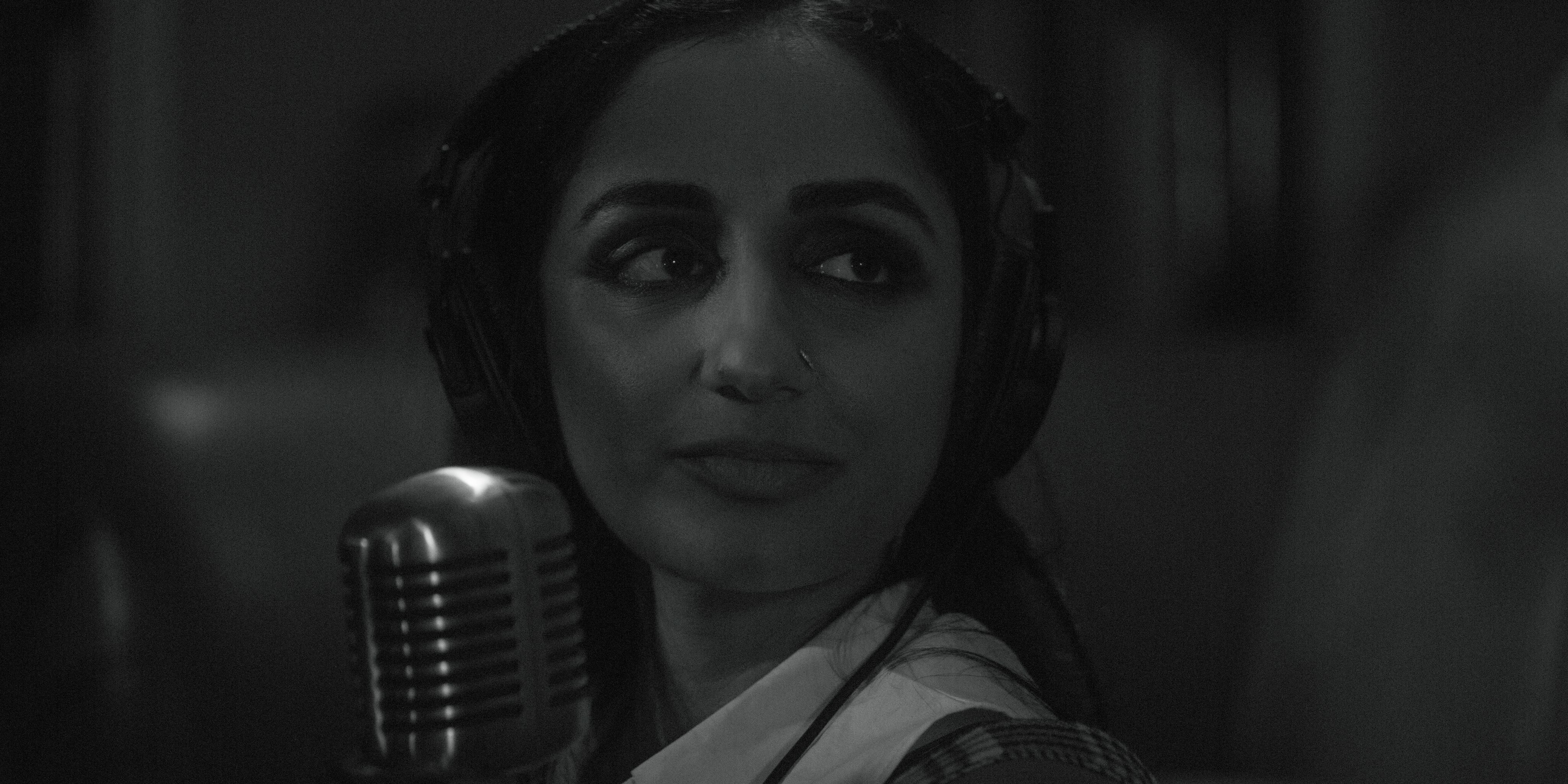 Sundance 2025: a black and white close up of Kiran Deol in Didn't Die